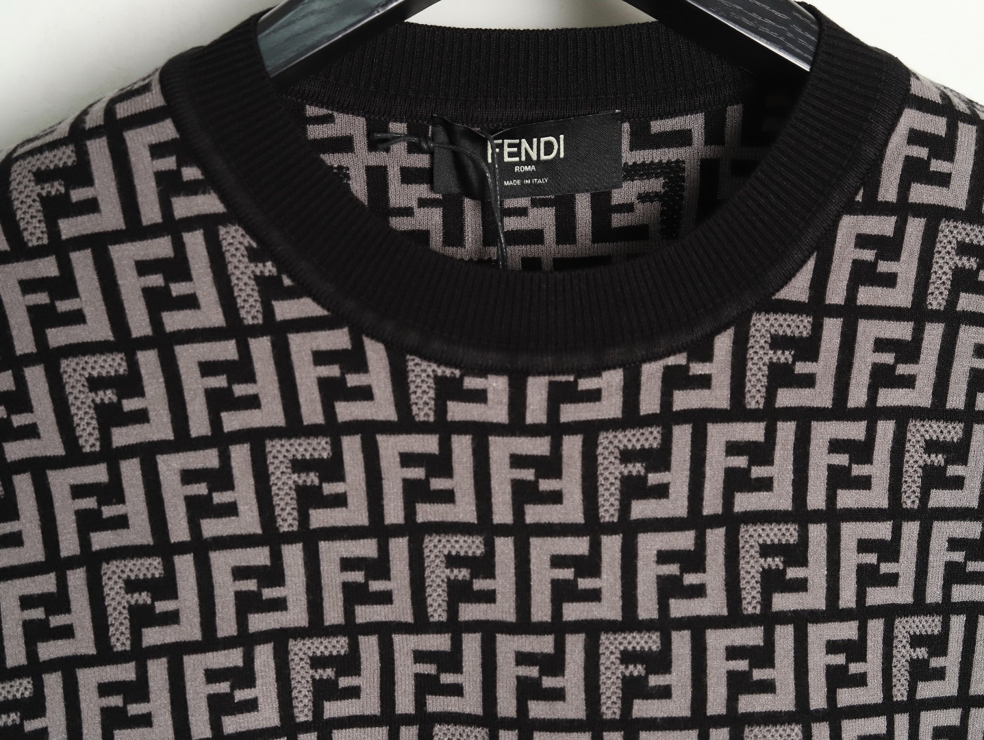 F**di fd knitting short-sleeved