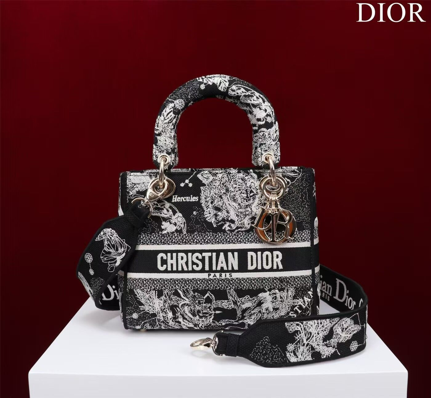 medium D*or lady d-lite bag 24 x 20 x 11 cm