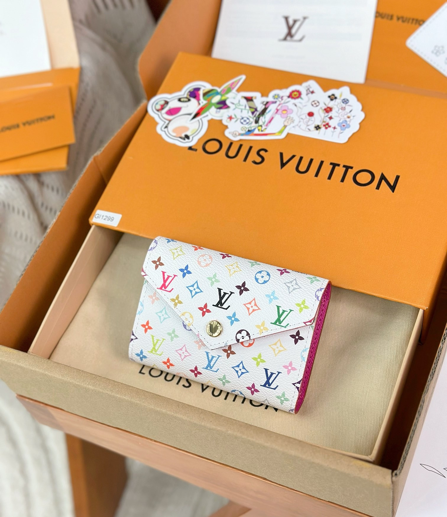 LV x TM Victorine Wallet M14163 12x9.5x2.5cm