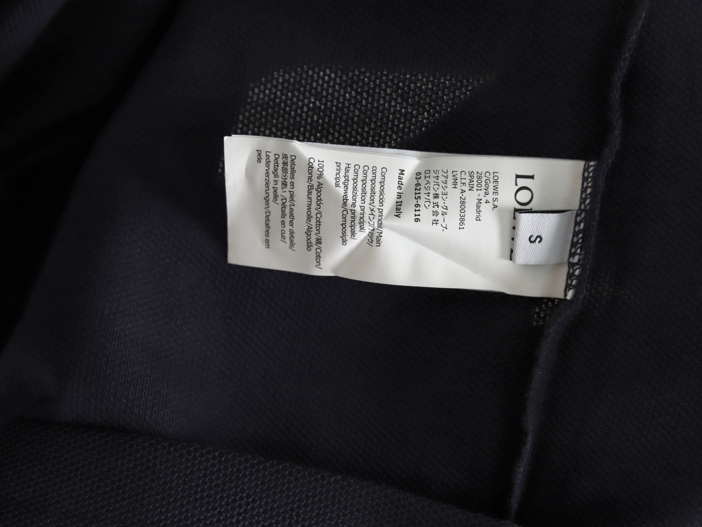 L0ew* short-sleeved polo shirt