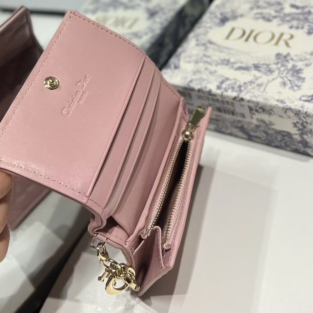 D*or mini lady D*or gardenia wallet 11x9x3cm