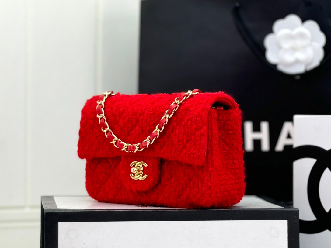 Ch*el mini classic 11.12 handbag 20 12 × 20 × 6 cm