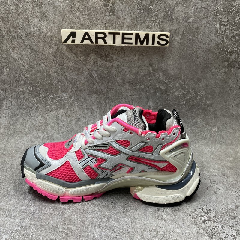 Ba*len*cia*ga wmns runner sneaker white neon pink