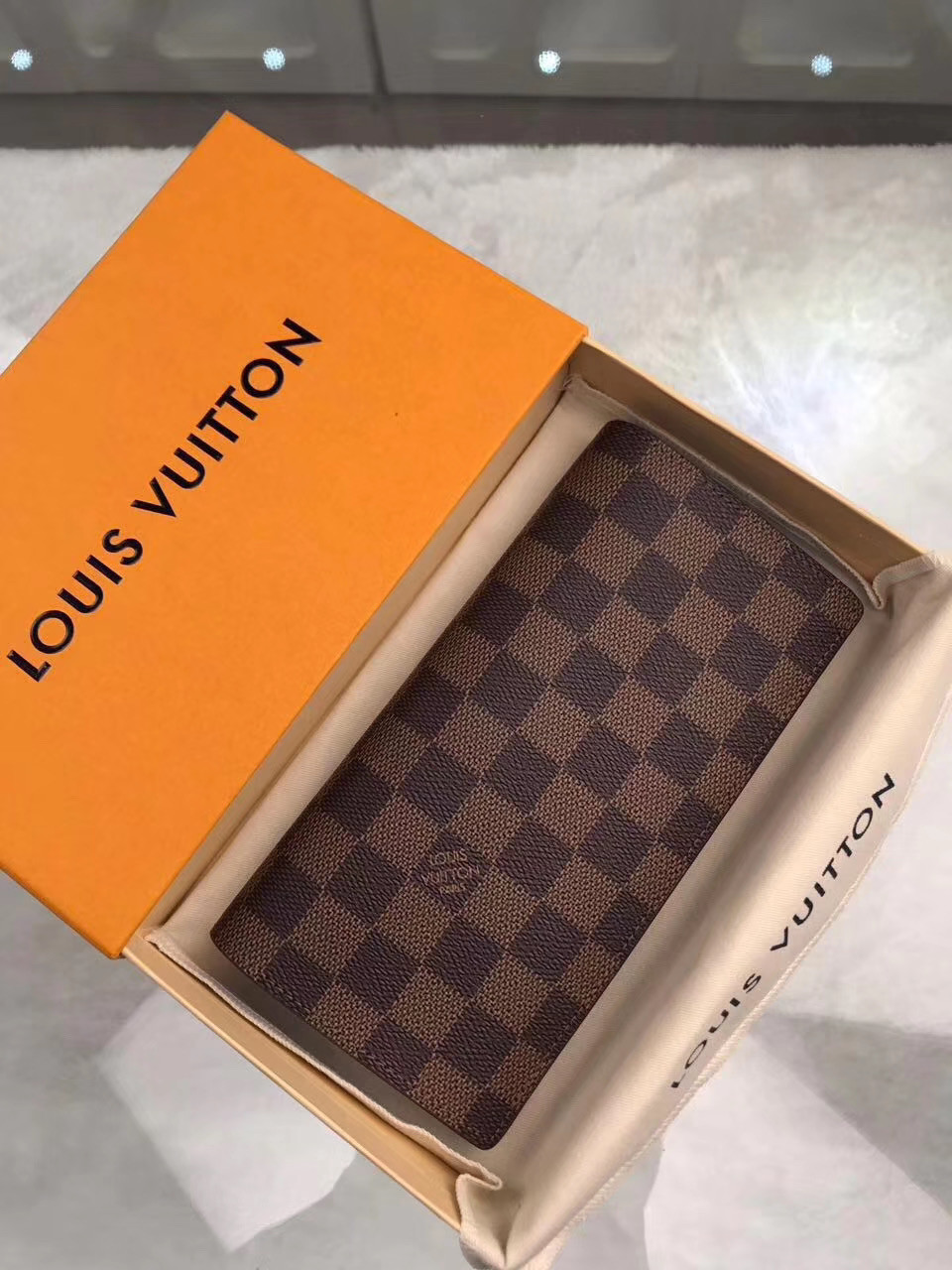 Damier Ebene BRAZZA WALLET N60017
