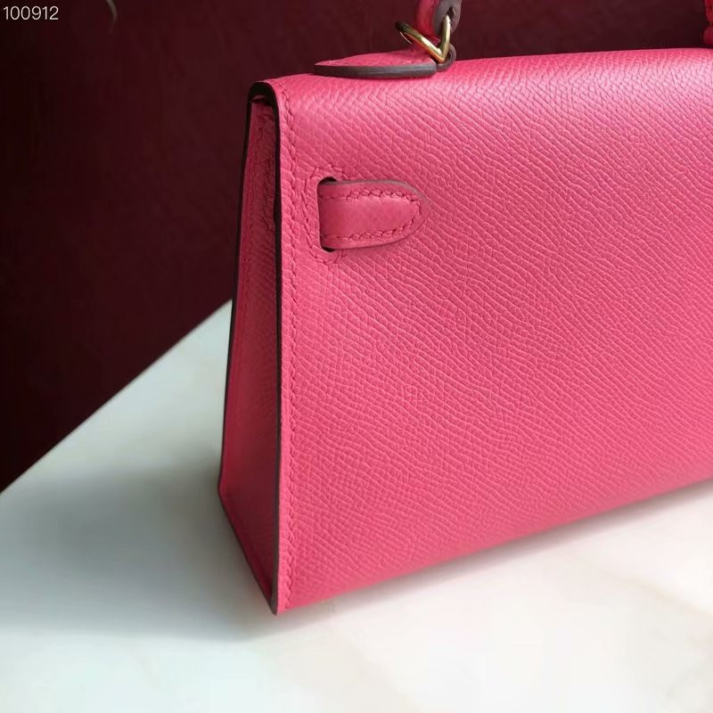 H**mes epsom handmade kelly mini 19