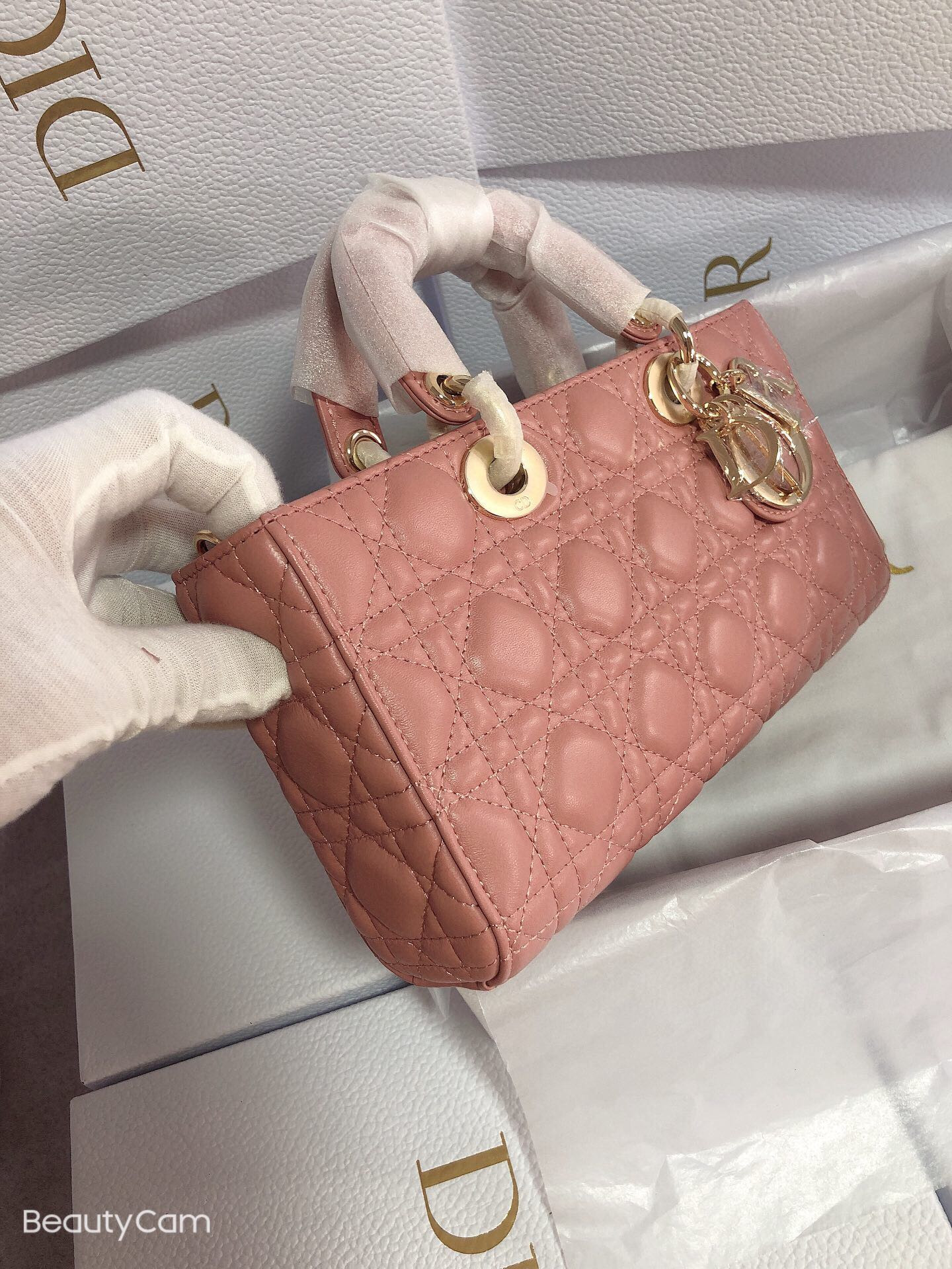 D*or lady d-joy bag medium pink 26 x 13.5 x 5 cm