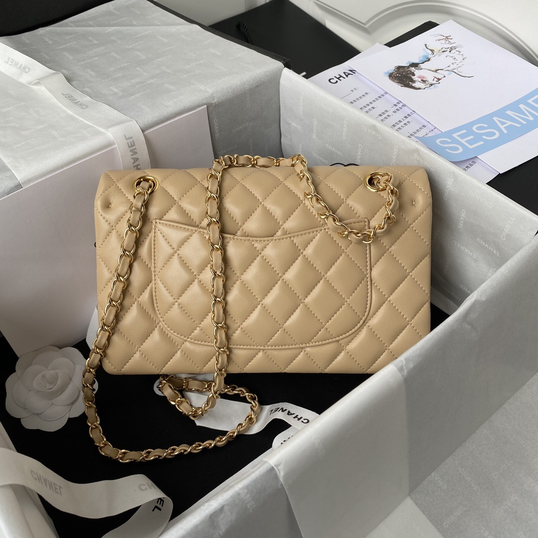 Ch*el classic flap bag 15.5×25.5×6.5cm
