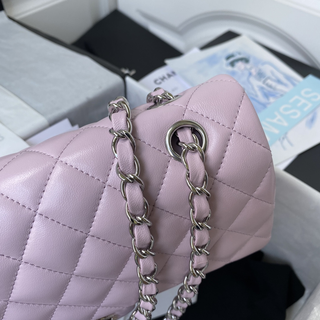 Ch*el classic flap bag 15.5×25.5×6.5cm