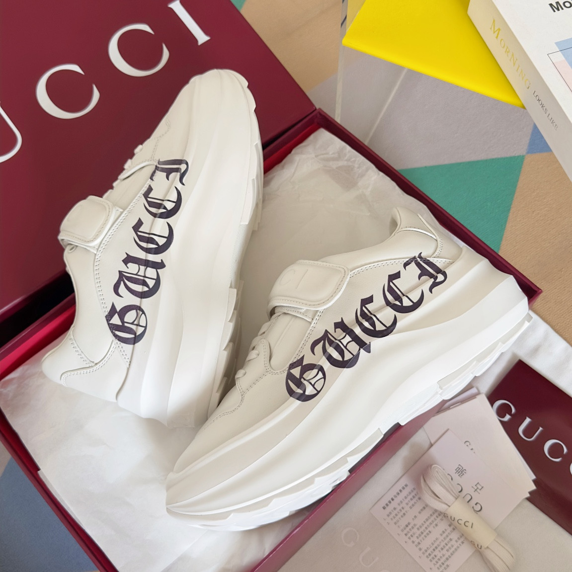 ua G*u*i wave wedge sneaker