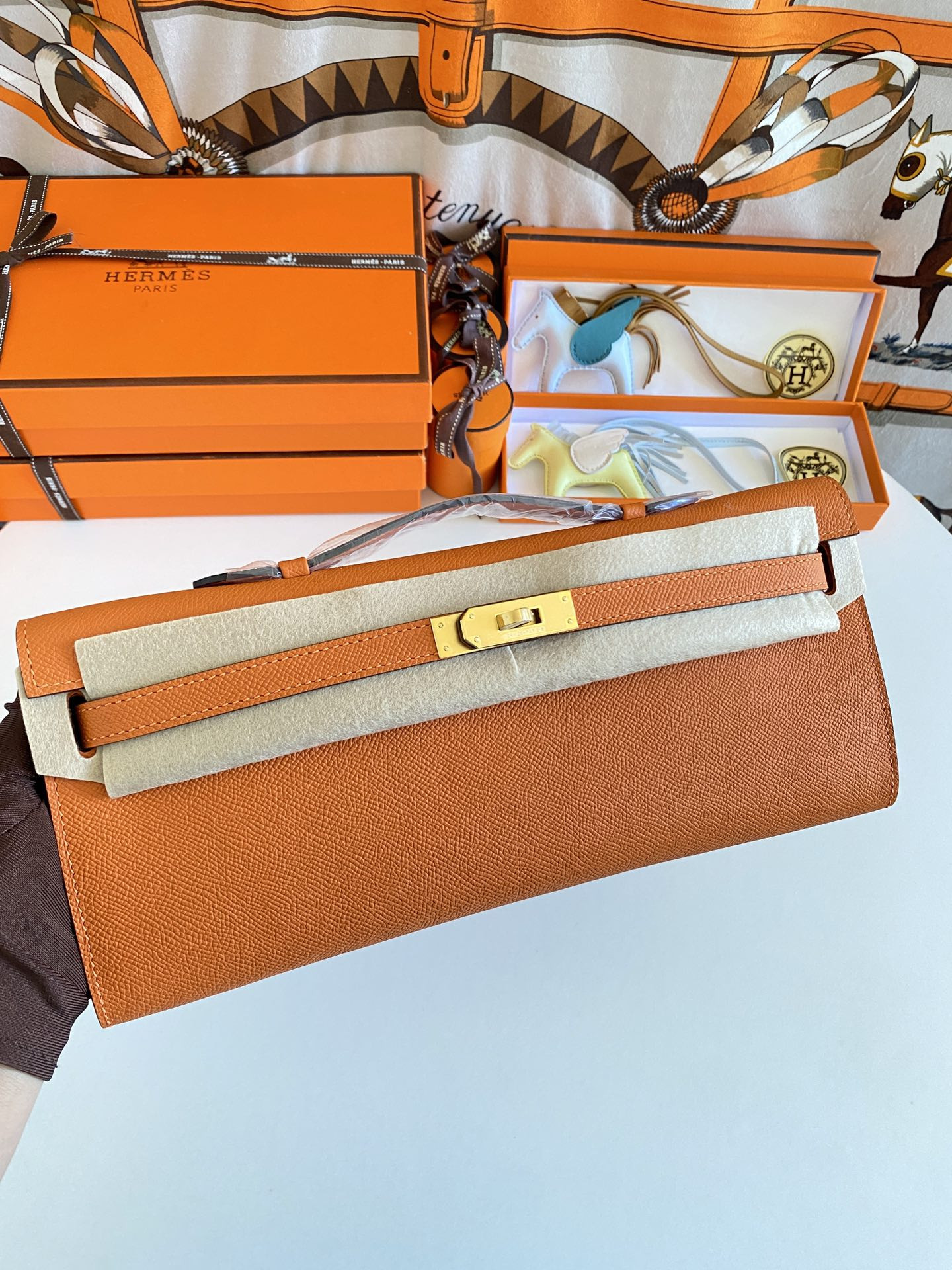 H**mes kelly cut 31cm epsom leather